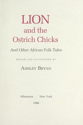 Cover of Lion and the Ostrich Chicks and Other African Folk Tales