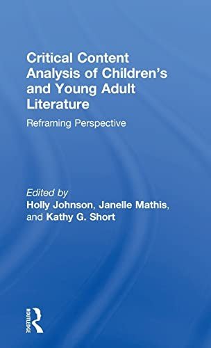 Cover of Critical content analysis of children's and young adult literature