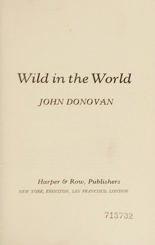 Cover of Wild in the World