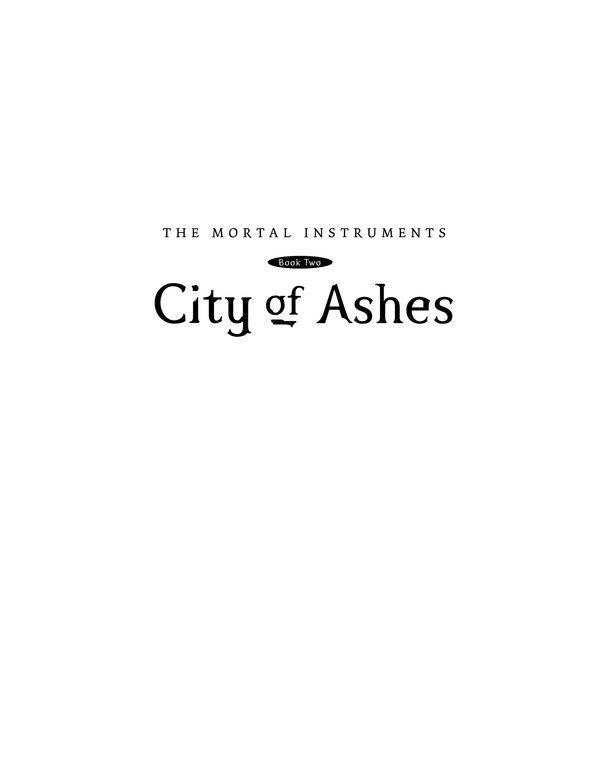 Cover of City of Ashes