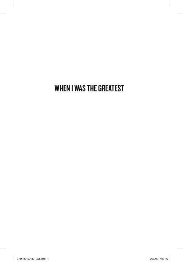 Cover of When I Was the Greatest