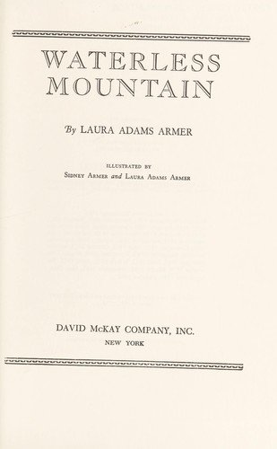 Cover of Waterless Mountain