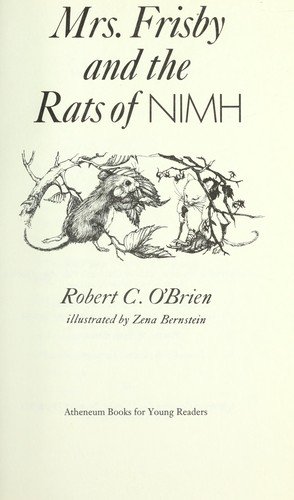 Cover of Mrs. Frisby and the Rats of NIMH