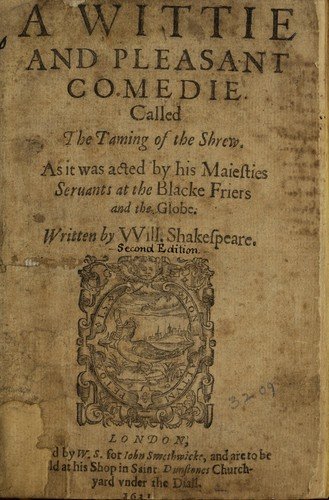 Cover of The Taming of the Shrew
