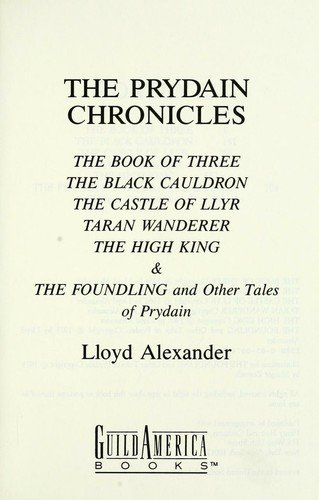 Cover of Chronicles of Prydain