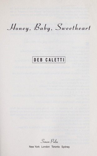 Cover of Honey, Baby, Sweetheart