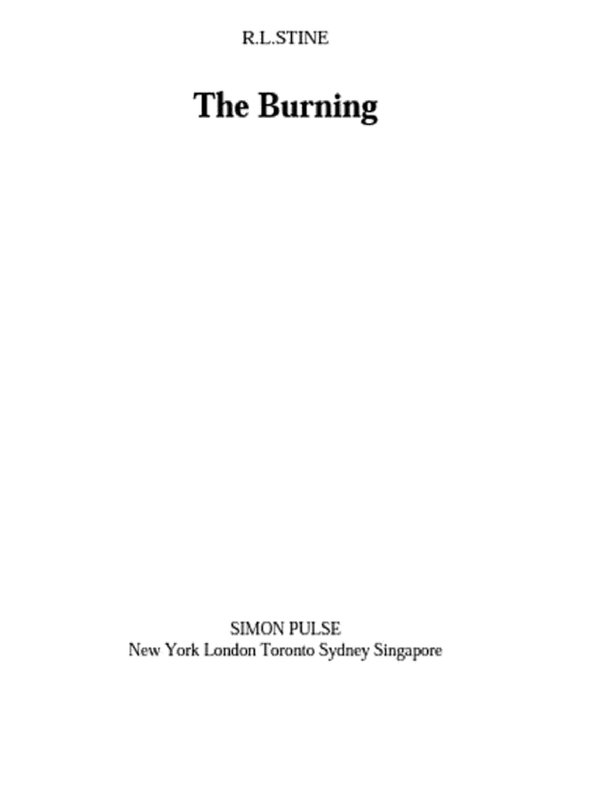 Cover of The Fear Street Saga - The Burning
