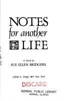 Cover of Notes for Another Life